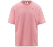 Camiseta de Manga Corta Kappa Authentic Premium Pete para hombre en color rosa