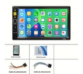 7" Double 2 DIN Car MP5 Player Bluetooth Screen Stereo Radio FM Player Radio With Car Stereo Bluetooth Camera USB/AUX/TF