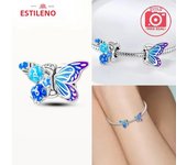 Real S925 Silver Stopper Clip Charm Star Bow Charms Beads for Original Pandora Bracelets Fine Jewelry Gifts for Women Diy