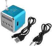 Rechargeable Portable radio FM portable mini radio Mini High Bluetooth Portable Voice Suitable for computer cell phone MP3 music