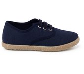 Pisamonas zapatillas lino cordones suela alpargata