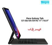 AJIUYU Magic Backlight Keyboard Folio For Samsung Galaxy Tab S9 FE 10.9" S7 S8 S9 11 Inch Smart Magnetic Cover Case TouchPad