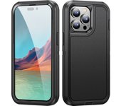 Reinforced Armored 3-in-1 Fall-proof Case for Apple iPhone16 15 14 13 12 11Pro Max Xs XR 7 8Plus providing maximum protection