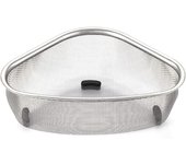 Fregadero Cesta de drenaje Estante de cocina triangular de acero inoxidable A2