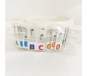 Piano Keyboard Stickers for 88 Colorful Black Keys Music Electronic Piano Keyboard Note Stickers Piano Note Labels for Learning