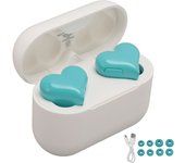 Heart Shaped Wireless Earbuds Wireless Earbuds Headphone Waterproof 20 Hours Playtime with Charging Case for Outdoor Gym Sports