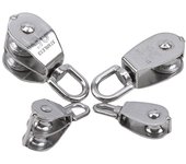 M15/M25 Single/Double Wheel Swivel Lifting Rope Pulley Set Lifting Wheel Tools Wire Rope Crane Pulley