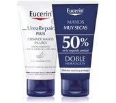Eucerin Duplo UreaRepair Plus 5%Urea Crema de Manos 2x75ml