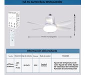 40w Low Floor LED Ceiling Fan Light with Remote Control E27 Socket Fan Light Wood Color 6 Blade Silent Fan Lighting Dimmable Fan