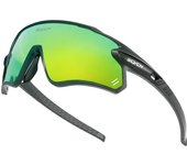 SCVCN Polarizadas Gafas de Ciclismo con 3 Lentes Intercambiables Hombres Mujeres Bicicletas