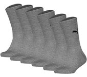PUMA Lote de 6 calcetines para niños - Easy Rider, ECOM, color liso, logo Easy Rider 6P