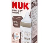 Nuk Perfect Match Biberón Silicona Pp 3+M Corazón 260Ml 1Ud