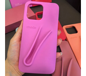 New Luxury Rhode Soft Silicone Phone Case for IPhone 16 15 Pro Max DIY Lipstick Make-up Portable Lip Gloss Holder Cover