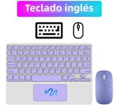 CASEPOKE 10 inch Wireless Bluetooth Keyboard with Touchpad For Samsung iPad Xiaomi Lenovo Huawei Universal Tablet Keyboard