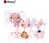 Sozzy 12 modelos de muñeco de peluche relajante para bebé, cochecito colgante para bebé, cochecito colgante, cama colgante alrededor de juguetes para bebé