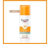 Eucerin Sun Face Oil Gel Crema SPF50+ Tinted Medium 50ml.