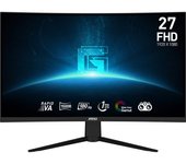 Msi g27c3f pantalla para pc 68,6 cm (27") 1920 x 1080 pixeles full hd lcd negro