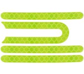 Front Rear Wheel Cover Protect Shell For Xiaomi Electric Scooter Pro 2/1s/M365 Pro Safety Reflective Tube Night Reflector Parts