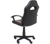 Silla Juvenil Gaming Mohedas Similpiel Negro y Rojo Piqueras Y Crespo