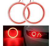 1 Pair COB Angel Eyes LED Car Halo Ring Lights 12V Red Headlight 60MM 70MM 80MM 90MM 100MM 110MM 120MM 130MM 140MM Car Light