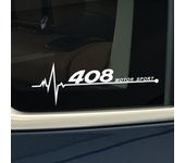 Car Reflective PVC Decor Side Window Sticker For Peugeot 206 307 308 407 207 3008 208 508 2008 301 408 607 4008 5008 Accessories
