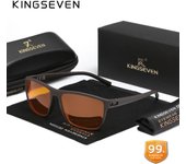 KINGSEVEN Brand 99% Anti-Blue Ray Glasses Eyeglasses Men Women Computer Blue Light Blocking Transparent Orange Lens Eyewear