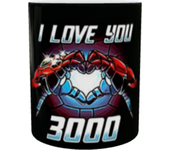 Taza Iron Man “I Love You 3000” – Regalo Original Marvel | Tony Stark Stamina Te Quiero 3000