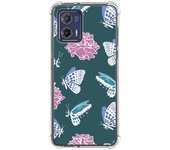 Funda Silicona Antigolpes para Motorola Moto G73 5G diseño Flores 10 Dibujos