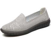 New Women Flats Shoes Women Leather Shoes Woman Loafers Slip On Ballet Flats Ballerines Flats Walking Plus Size