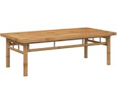 vidaXL Mesa de centro de bambú 45x45x35 cm, 70x40x35 cm, 90x50x35 cm Mesita de Salón o Comedor o Auxiliar Mesa de Café Meuble Salón