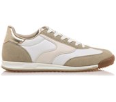 deportivas mujer olympic beige con cierre cordones y tipo de puntera redonda