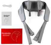Cojín De Masaje Eléctrico Para Cuello Y Hombres Iebilif 6D Manta De Masaje Relajante Para Trapecio Y Espalda Material De Algodón Y ABS