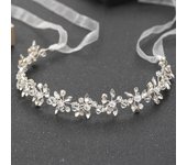 Silver Color Headbands For Women Bride Handmade Crystal Rhinestone Tiaras Hairbands Wedding Hair Accessories Queen Headband Gift