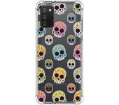 Tumundosmartphone Funda Silicona Antigolpes para Samsung Galaxy A02s diseño Catrina Dibujos