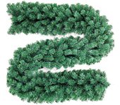 Guirnaldas 2,7M Decoraciones Navideñas Guirnalda de Pino Artificial Guirnalda de Navidad para Decorativas árbol Navidad Boda Partido Espumillón Guirnalda Adornos de Navidad 2.7m (1 PCS)