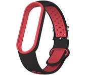 For Xiaomi Band 567 Silicone Watch StrapTwo-Color Breathable Smart Watchband Replacement Bracelet for Xiaomi MiBand 567 Strap