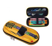 3D Racing car Pencil cases Cartoons school pencil case for children Stationery box EVA plastic pen case boy cute pen bag gifts