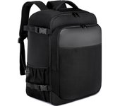 Mochila de Viaje Cabina Avion 40x20x25 para Bolsa de Viaje Equipaje de Mano 20L Bajo el Asiento Maletas de Cabina Pequeña Hombre Mujer Mochila Portatil 14 Pulgadas con Puerto USB - Negro