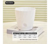 Plastic Flower Pots for Balcony, Simple and Breathable, High-end Planting, Home