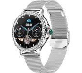 Reloj Inteligente para Mujer, Relojes Inteligentes para iOS Android, with Oxígeno en Sangre/Frecuencia Cardíaca/Monitor de Sueño/Visualización de Mensaños/Hacer Llamadas, IP68 Fitness Tracker with Múltiples Modos Deportivos