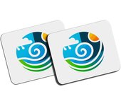 MERCHANDMANIA PACK 2 ALFOMBRILLAS GRANDES logo profesional meteorologia clima climatico mousepad raton