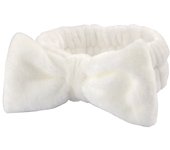 Bow Headband Wristband Set Towel Elastic Soft Washing Face Shower Make Up Yoga Sports Skincare Headband For Women Girls