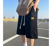 Men Basic Loose Outdoor Sports Casual Shorts Male Daily Knee Lenght Denim Short Pants Straight Wide Leg Wash Summer Short Jeans