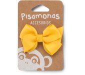 Pisamonas pinza de pelo niñas lazo mediano