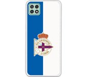 Funda original compatible con Samsung Galaxy A22 5G - RC Deportivo Escudo blanquiazul