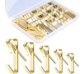 Ganchos para Colgar, 136 piezas 5 Sises Hanger Kit que incluye 10/20/30/50/100 lb, Heavy Duty Hangers Hardwar