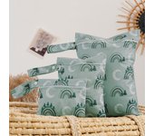 Bolsa Húmeda Y Seca Impermeable Para Bebe 3 Piezas Tamaños Organizador Para Pañales De Vello Y Partes Del Pump De La Playa