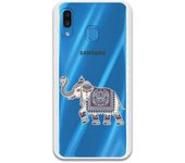 Funda compatible con Samsung Galaxy A30 - Elefante mandala