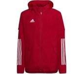 Cortaviento Adidas Condivo 20 para hombre en color rojo