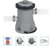 Bestway Bomba de filtro de piscina Flowclear 330 gal